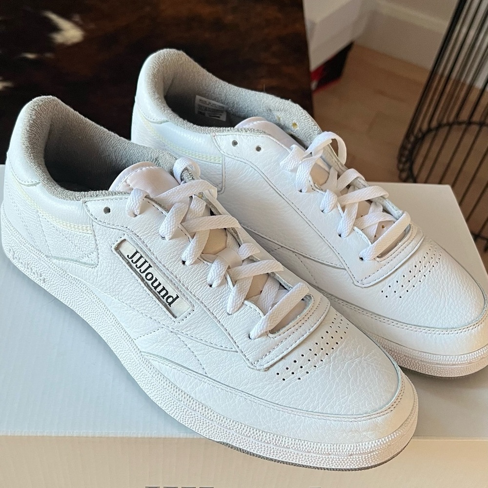 JJJJound x Reebok Club c 85 white sneakers